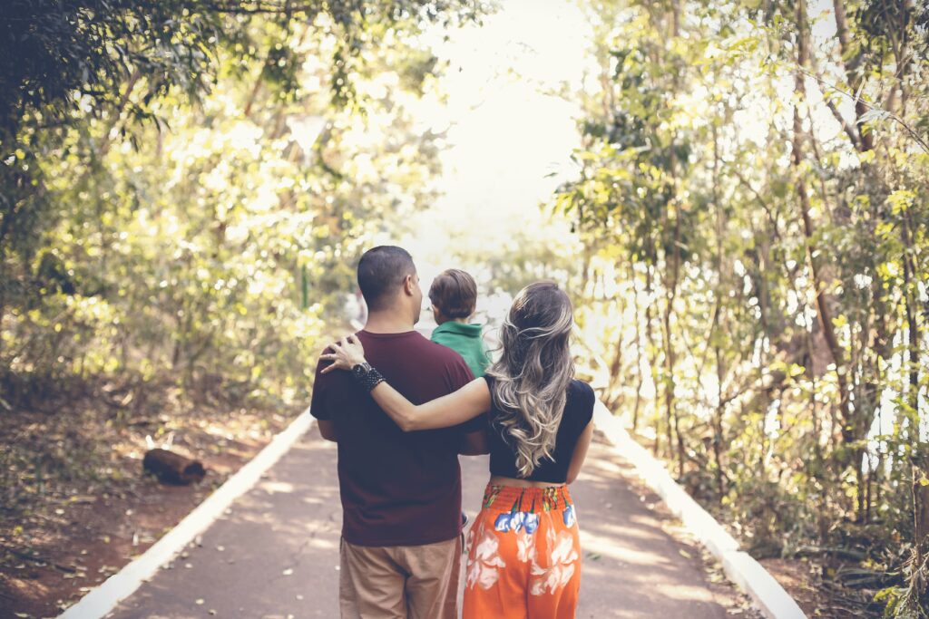 Happy Family in the Park