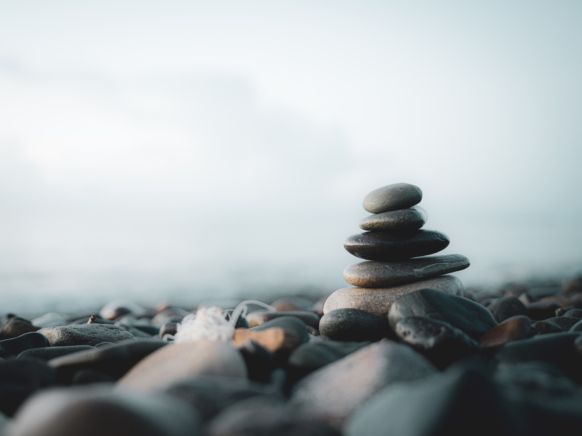 Peaceful image of rocks